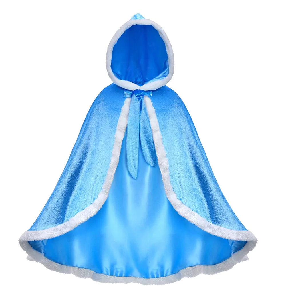 Disney Frozen Elsa Velvet Cloak Costume for Girls