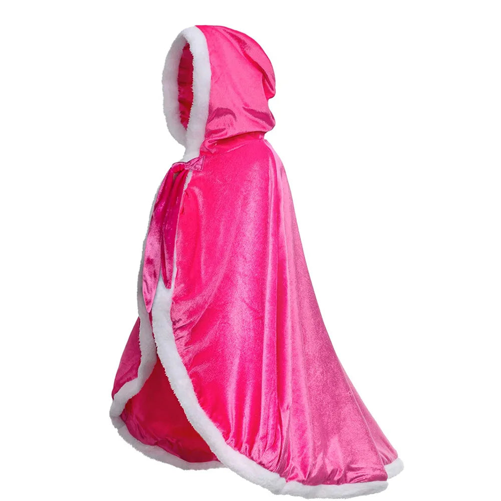 Disney Frozen Elsa Velvet Cloak Costume for Girls