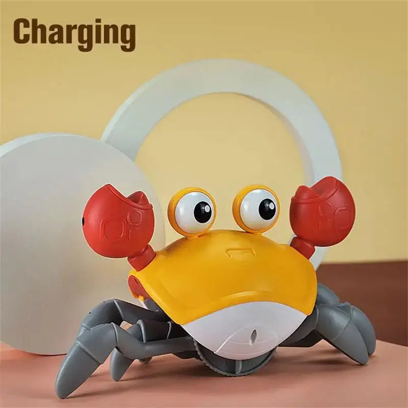 Funny Kids Induction Escape Crab Crawling Toy Baby Electronic Pets Musical Toys Educational Toddler Moving Toy Christmas Gift