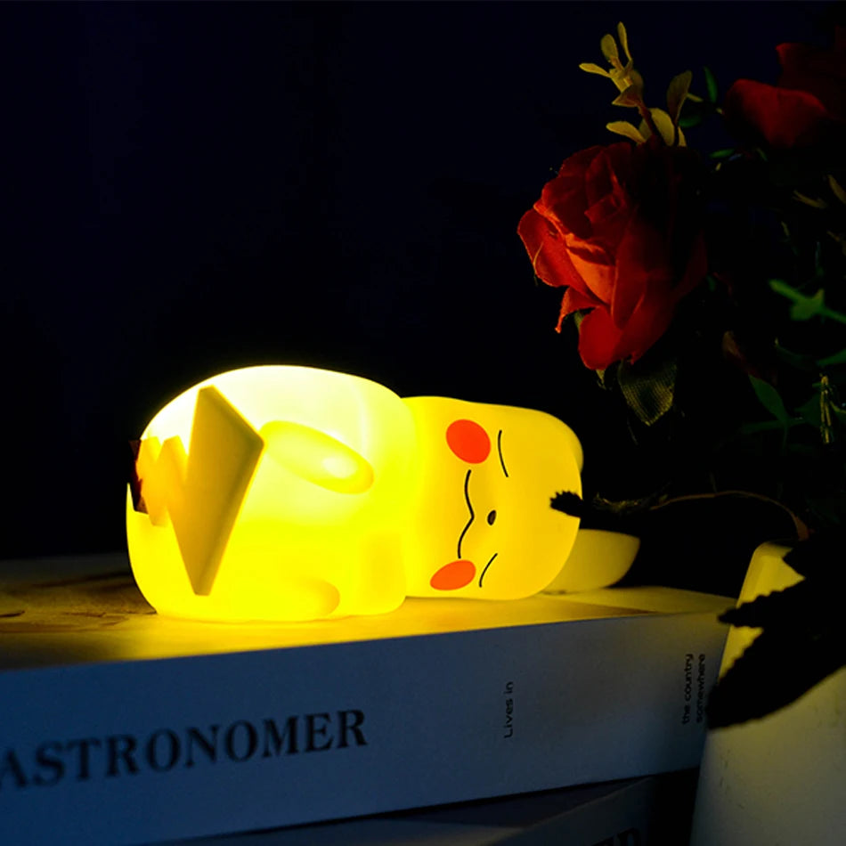 Adorable Pikachu Night Light – Cute Anime-Inspired LED Lamp for Bedrooms, Bedside Tables, and Desks. Soft, Kawaii Glow Perfect for Room Decoration!