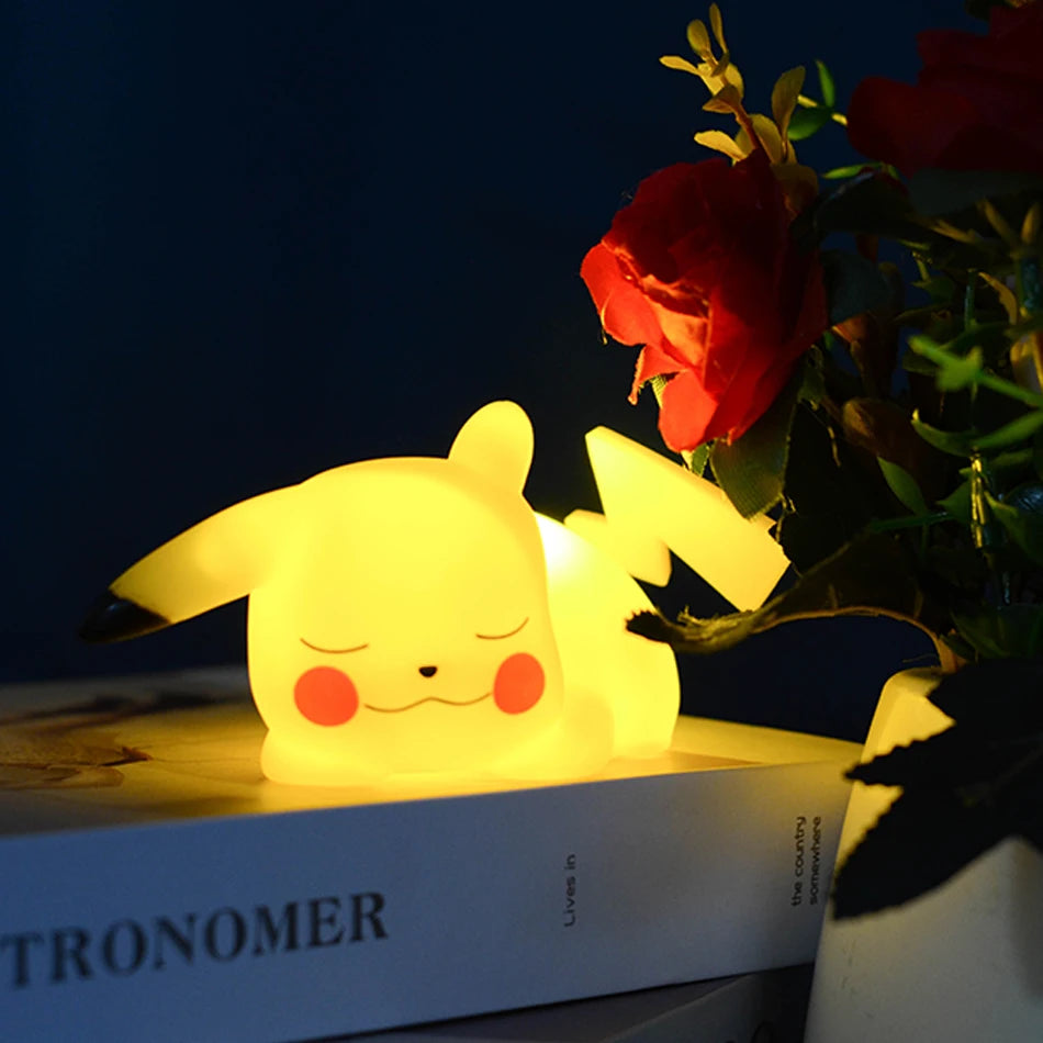 Adorable Pikachu Night Light – Cute Anime-Inspired LED Lamp for Bedrooms, Bedside Tables, and Desks. Soft, Kawaii Glow Perfect for Room Decoration!