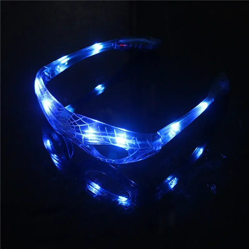 Marvelous LED Spiderman Glasses: Glow in the Dark Anime Sunglasses for Kids – Perfect Party Gifts