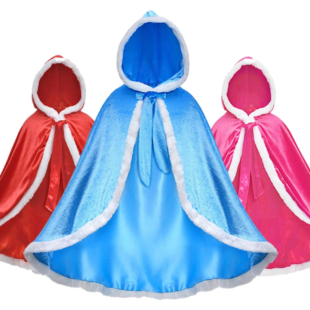 Disney Frozen Elsa Velvet Cloak Costume for Girls