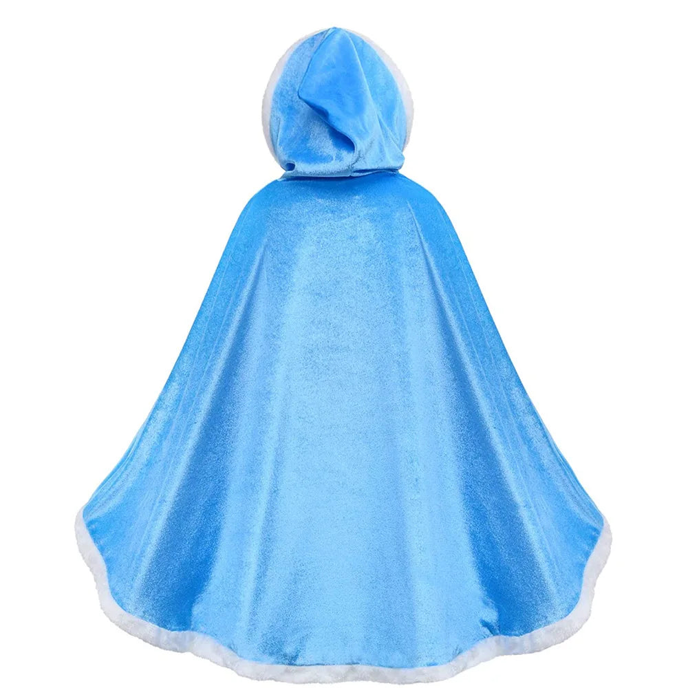 Disney Frozen Elsa Velvet Cloak Costume for Girls