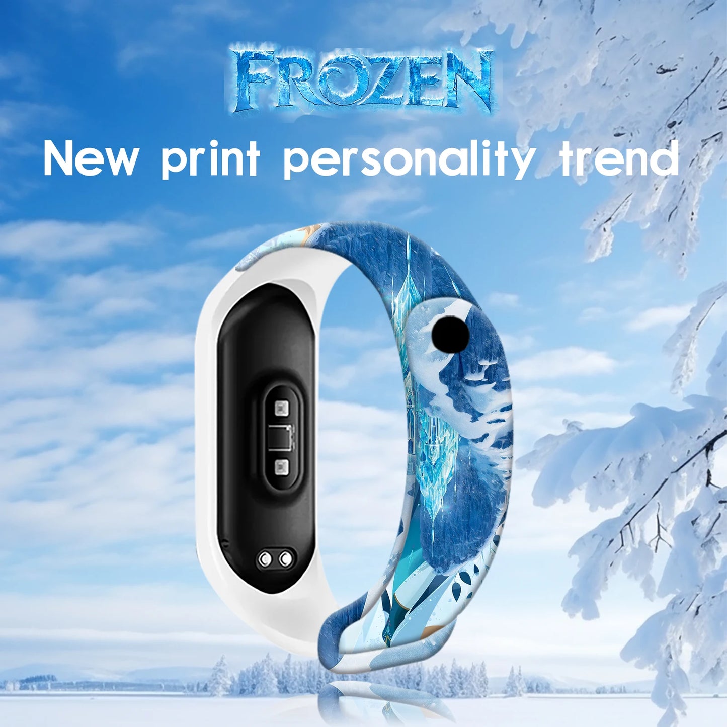 LED Luminous Waterproof Digital Kids' Watch - Disney Frozen Anime Figures Sports Watch for Birthdays