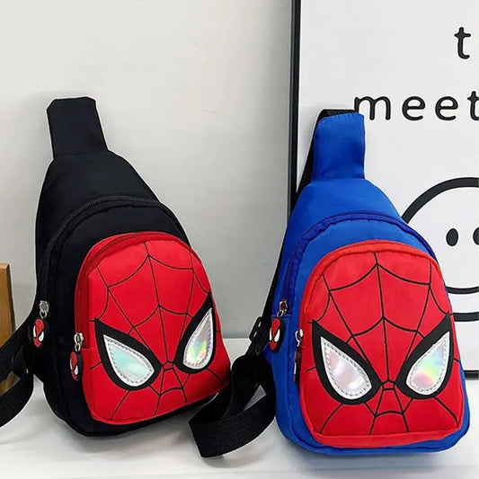 Spider-Man Kids' Shoulder Bag: High-Capacity Marvel Messenger Backpack