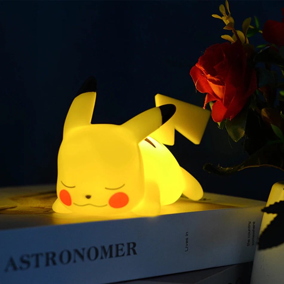 Adorable Pikachu Night Light – Cute Anime-Inspired LED Lamp for Bedrooms, Bedside Tables, and Desks. Soft, Kawaii Glow Perfect for Room Decoration!