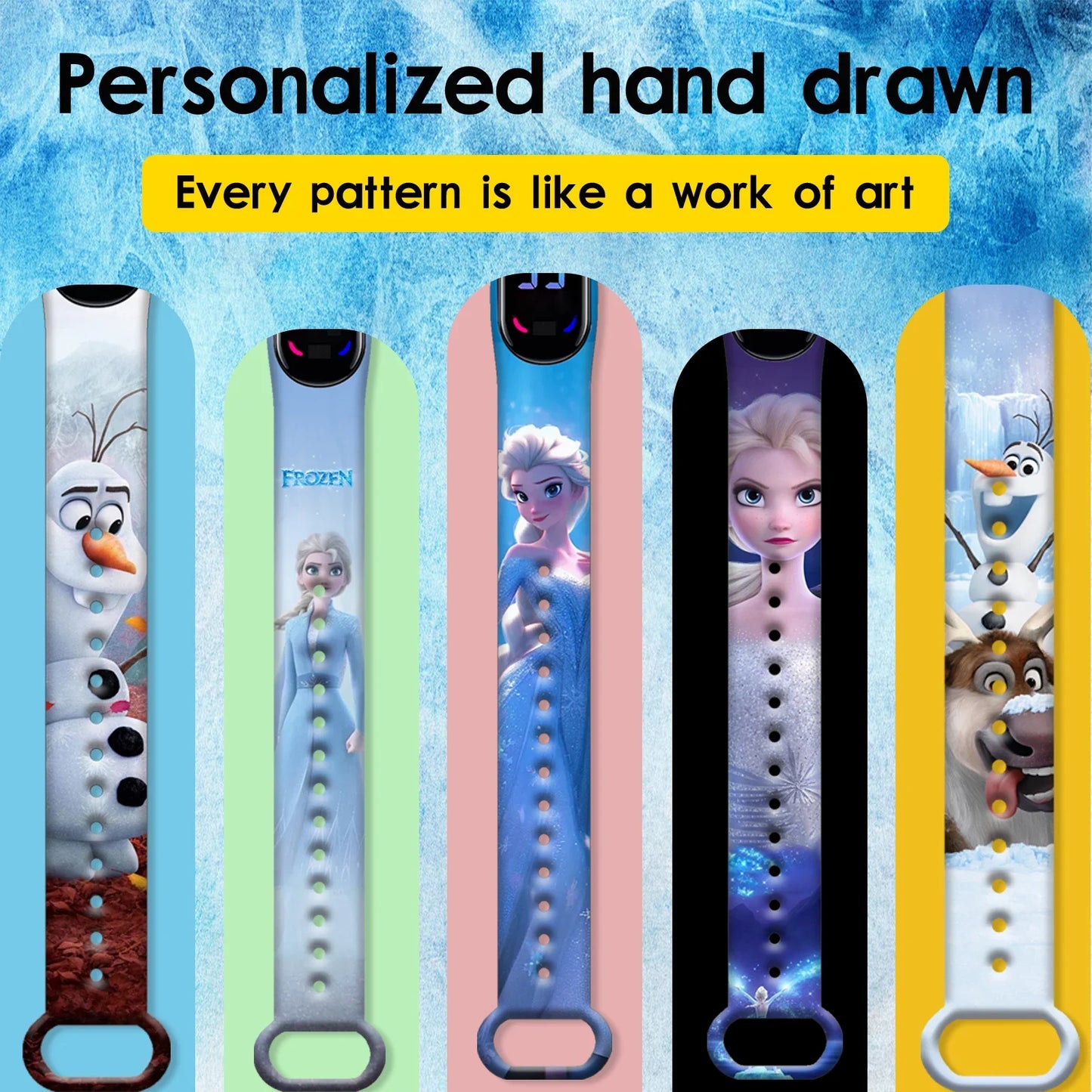 Enchanting Disney Frozen LED Watches: Waterproof Touchscreen Sports Timepieces for Kids – Perfect Birthday Gifts