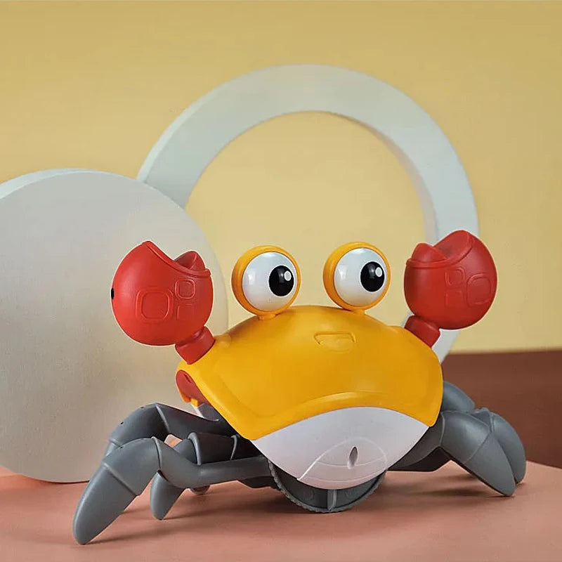 Funny Kids Induction Escape Crab Crawling Toy Baby Electronic Pets Musical Toys Educational Toddler Moving Toy Christmas Gift